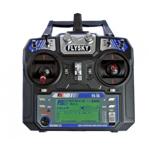 FlySky FS-i6 6CH 2,4 GHz + FS imtuvas-iA6B AFHDS 2A i-Autobusų