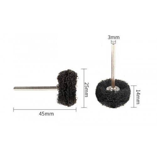 Poliravimo ratas "Dremel - raudona - Šlifavimo galvutė - 3 mm