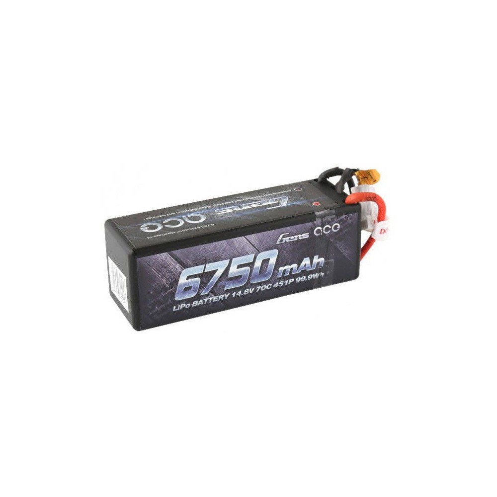 6750 mAh 14,8 V 70C HardCase Gens Ace-Pagrindinis