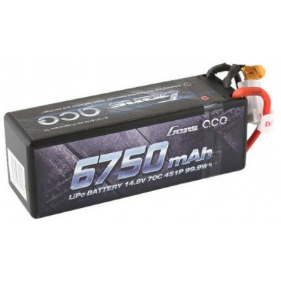 6750 mAh 14,8 V 70C HardCase Gens Ace-Pagrindinis