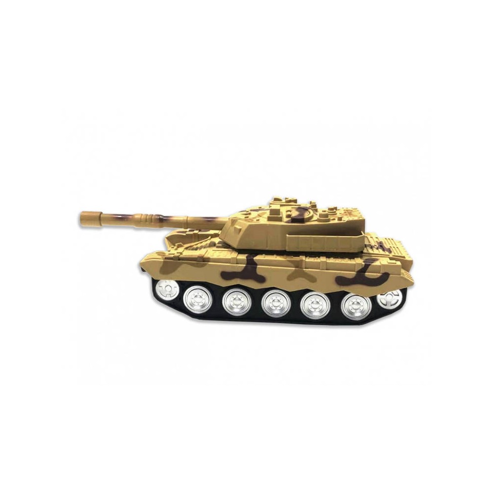 LANDCORPS tankas su žibintais 1:18 RTR - geltona-Pagrindinis