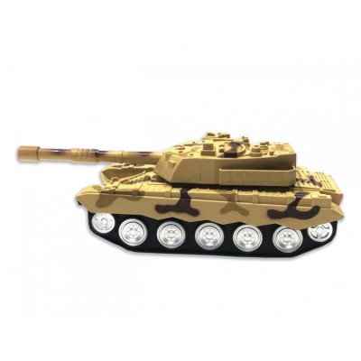 LANDCORPS tankas su žibintais 1:18 RTR - geltona-Pagrindinis